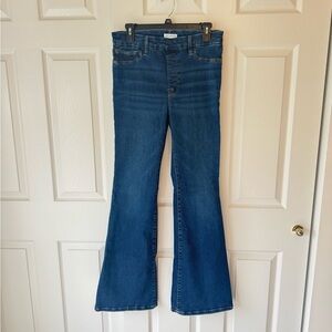 Power Stretch Pull-on Flare Jeans